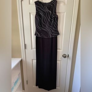 Black with patterned top formal